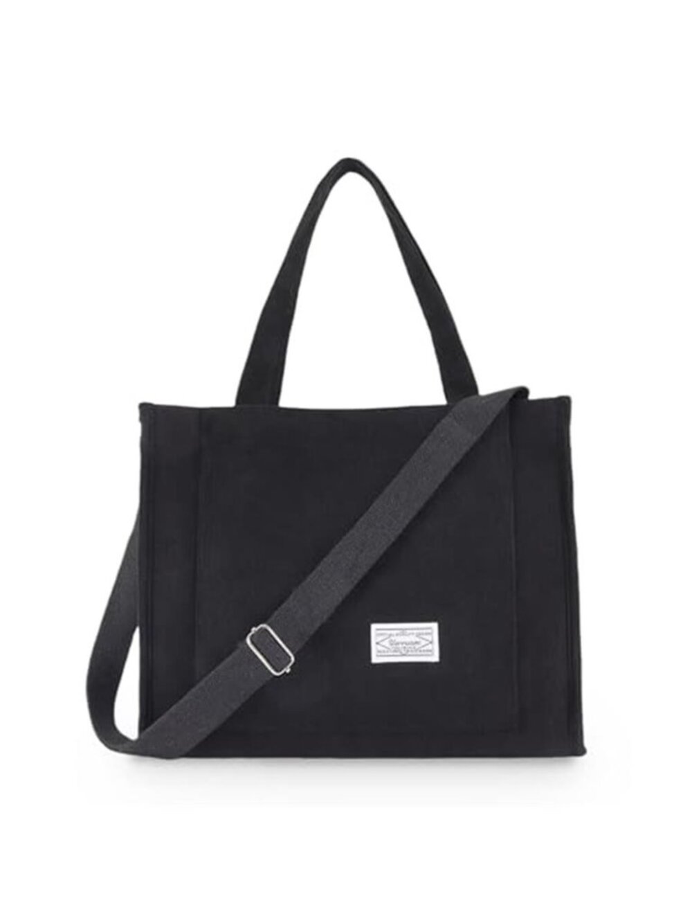 UERRUAM Tote Bag for Women with Compartments,Corduroy Tote for Work Travel
